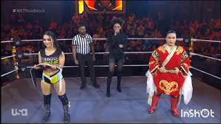 (1/2) Roxanne Perez vs Meiko Satomura: NXT Roadblo