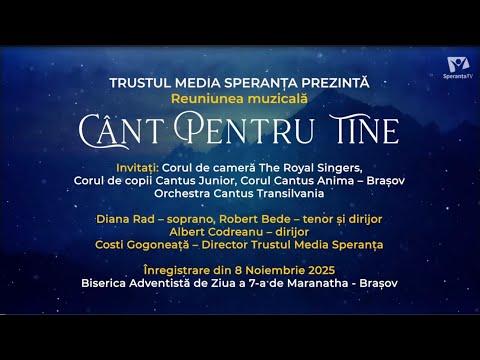 CÂNT PENTRU TINE – Reuniune muzicală | Brașov 2025