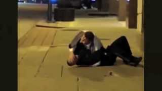 Cop Shoots Fireman (All Footage Combined)