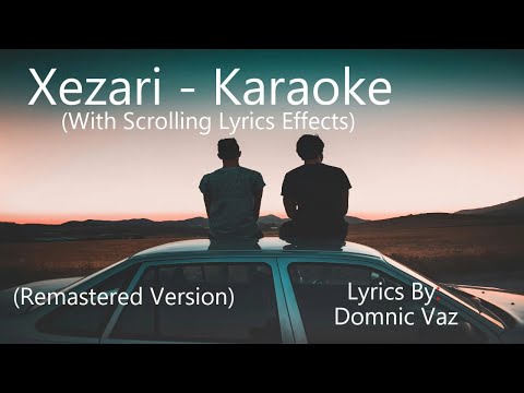 Konkani Karaoke🎤Xezari 🧑‍🤝‍🧑(With Scrolling Lyrics Effects)
