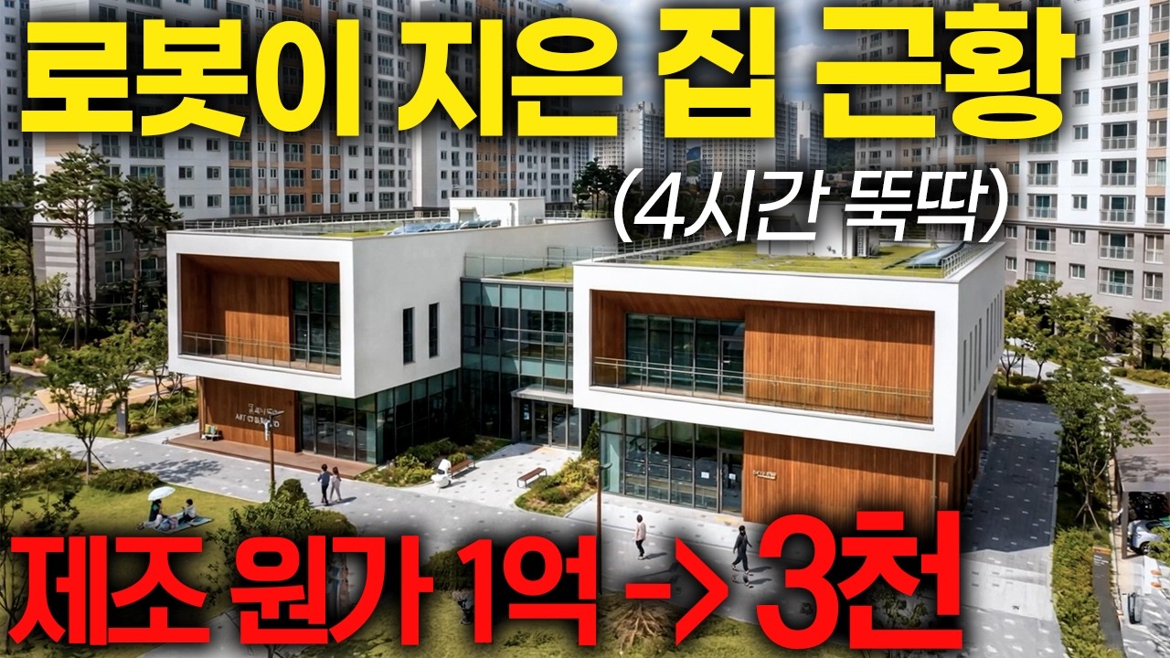 4시간에 집 1채 짓는다. 충격적으로 완벽한 AI로봇 근황ㅣ지식선발대 EP.1