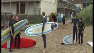 preview picture of video 'Croyde Surfing Weekend'