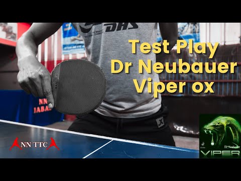 Review Tes Game Dr. Neubauer Viper OX dipadukan dengan teknik serang #pingpong #tabletennis