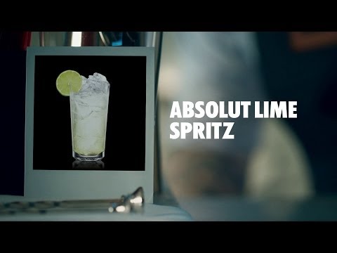 ABSOLUT LIME SPRITZ DRINK RECIPE - HOW TO MIX
