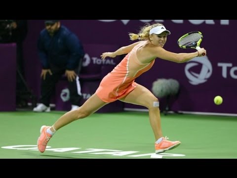 2016 Qatar Total Open First Round | Caroline Wozniacki vs Ana Konjuh | WTA Highlights
