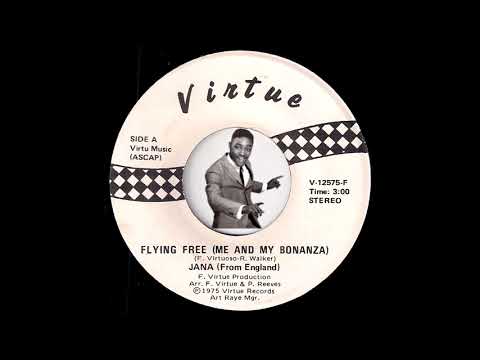 Jana From England - Give Me What You're Givin' Her / Flying Free [Virtue] 1975 Modern Soul Funk 45
