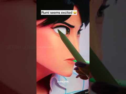 Jinu and Rumi on a Game Show!🤫 #shorts #art #kpopdemonhunters