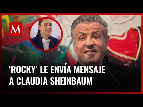 Claudia Sheinbaum shared a video on her social media in which the actor sends her a message.