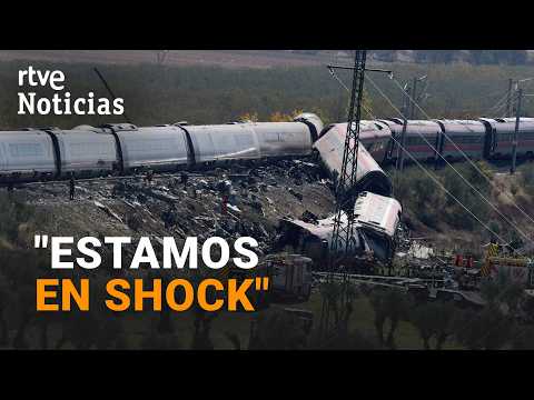 Accidente de tren en Toledo| «Notamos un frenazo y después un choque» | RTVE Noticias