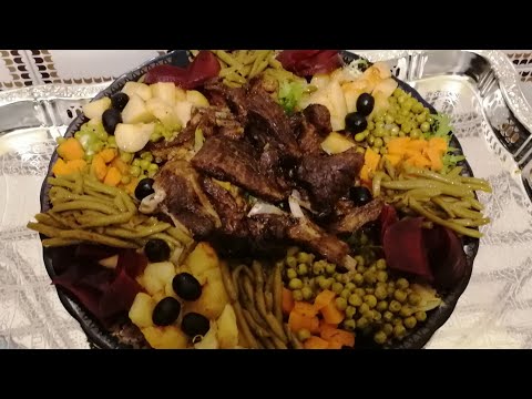 Carne cotta a vapore con contorno di verdure(ricetta 100%sana)