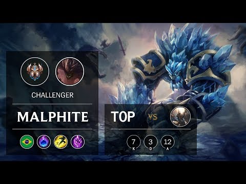 Malphite Top vs Pantheon - BR Challenger Patch 9.21
