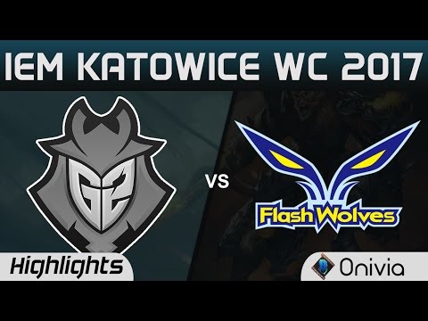 G2 vs FW Highlights IEM Katowice 2017 WC G2 Esports vs Flash Wolves