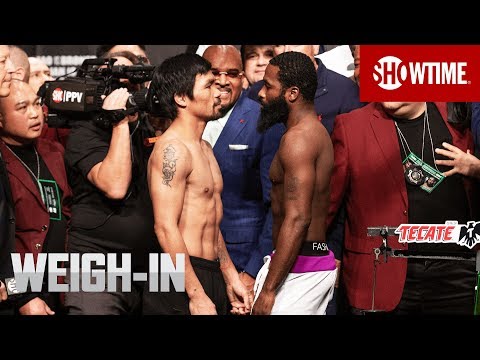 Manny Pacquiao vs. Adrien Broner Weigh-In Live Stream