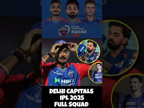 Delhi Capitals Squad for IPL 2025! 🔥 Full Player List & Analysis | DC Team Breakdown #DelhiCapitals