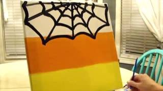 Boo Spider Painting