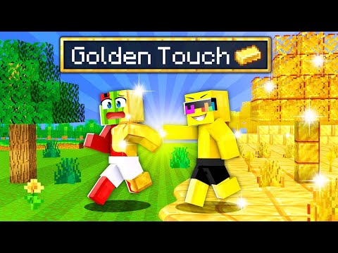 Sunny - Minecraft BUT Everything I Touch TURNS TO GOLD!