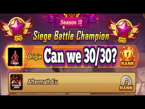 Origin For Siege Tournament Legend! Rounds 3, 4 and 5! - Summoners War