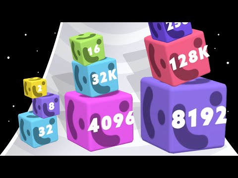 MERGE JUMP 2048: Level Up Cube, Number Games (Freeplay, Part 2)