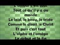 François Misse Ngoh - L'Alpha et L'Oméga [Paroles - Lyrics]