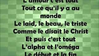 François Misse Ngoh - L'Alpha et L'Oméga [Paroles - Lyrics]