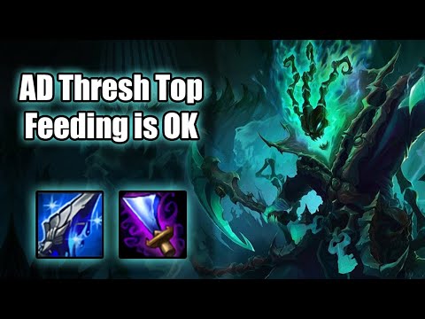 AD Thresh Top - Feed Lane Win Game - League of Legends Off Meta