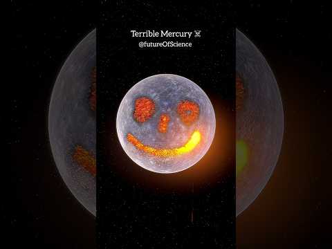 Massive Terrible looking planet Mercury ☠️ #shorts #solarsmash