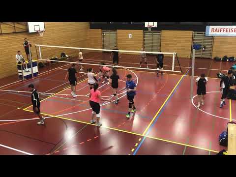 Volleyball VBC Andwil-Arnegg, QuEST Banda vs SV Bern 28.04.2019 QuEST München