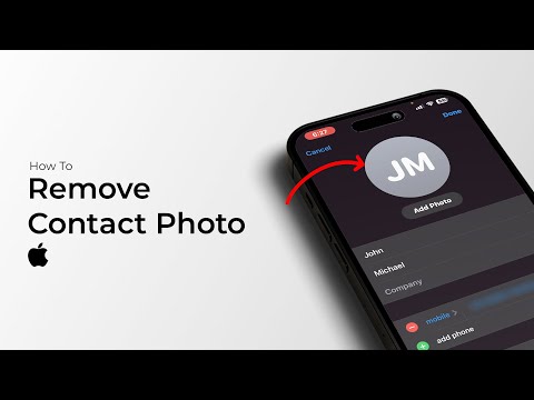 How To Remove Contact Photo On iPhone?