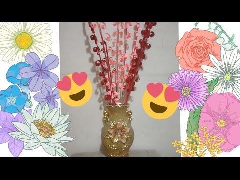flowers making easy | waste out of best | sayani's creative zone