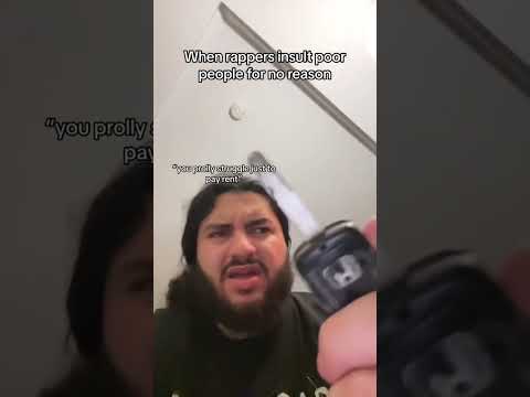 When rappers insult poor people for no reason