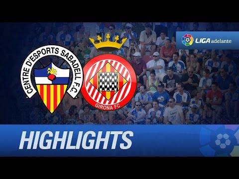 Resumen de CE Sabadell (0-2) Girona FC - HD