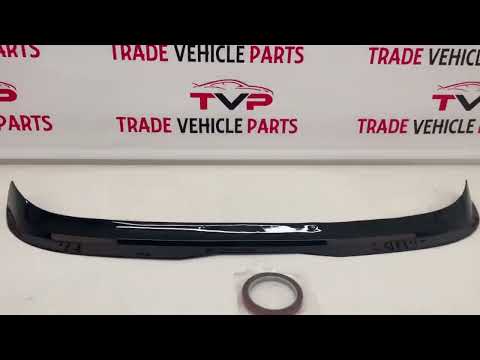Fits VW Golf MK7 MK7.5 R GTD GTI 2013-2020 Rear Roof Boot Lip Spoiler Gloss Black video