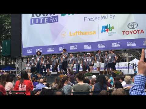 Groundhog Day Broadway in Bryant Park