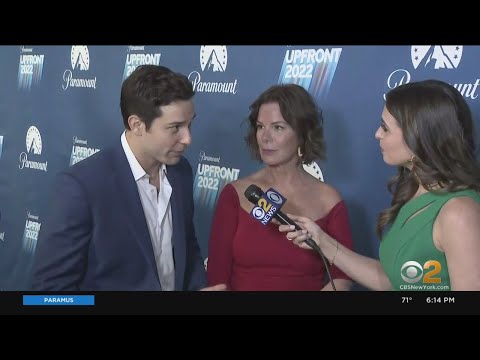 Stars hit the blue carpet for the Paramount Upfront afterparty