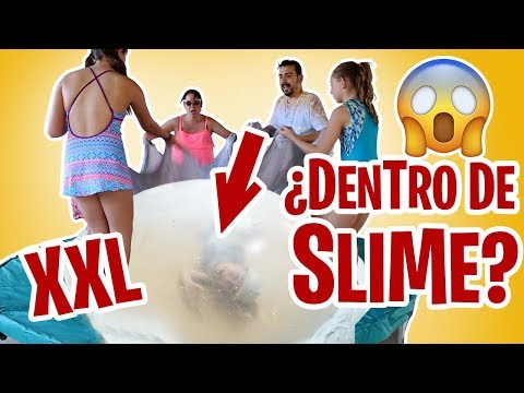 ¡¡Increíble SLIME GIGANTE!! 😱¿Metemos dentro a Carlitos?