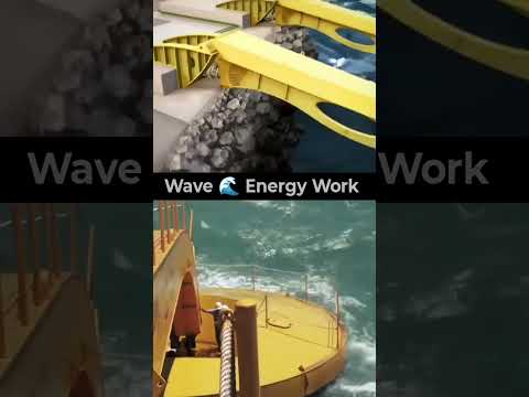 Wave power energy working principle / Up and down motion power generator #automobile #tech #energy