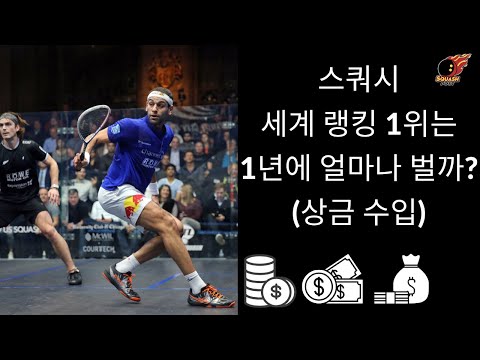 [스쿼시포스트] 스쿼시 세계 랭킹 1위는 상금을 얼마나 벌었을까?