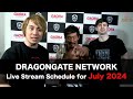 English Commentary Live Schedule Announcement For July 2024