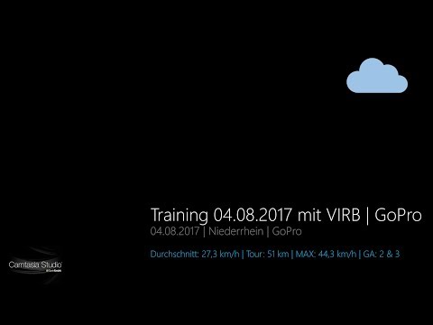 Training 04.08.2017 mit VIRB | GoPro