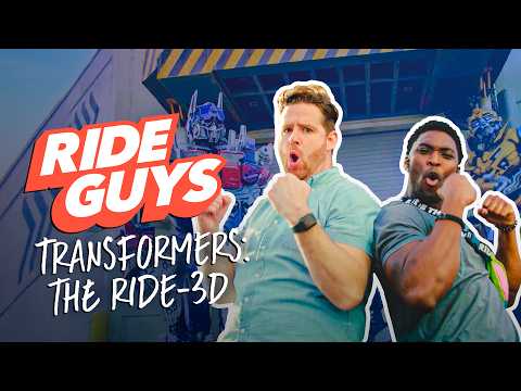 Saving the World with Optimus Prime on TRANSFORMERS: The Ride-3D! | Ride Guys