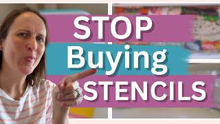 STOP Buying Stencils! Make Your Own (Cricut + Household items)