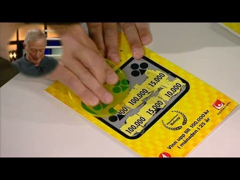 Gunnar Olsson skrapar Triss - Nyhetsmorgon (TV4)