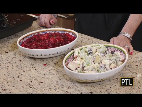 Cooking With Rania: Apple Cherry Waldorf Salad And Cranberry Sauce