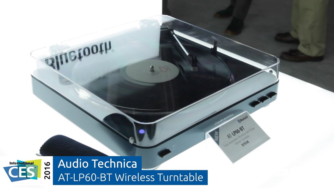 Виниловый проигрыватель Audio-Technica AT-LP60BT, черный
