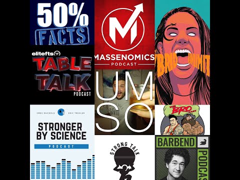 MASSENOMICS PODCAST EPISODE 216 - THE BEST STRENGTH TRAINING PODCASTS OF 2020