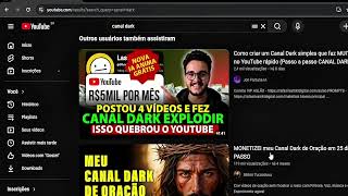 Provando que Canais Dark Podem Mudar Sua Vida em 77 dias