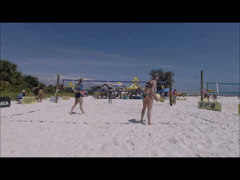 WOMEN'S OPEN | Semifinal Two | East End Volleyball | Siesta Key FL Video