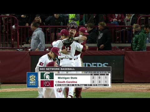 RECAP: Baseball Defeats Michigan State 3-2 (3/10/17)