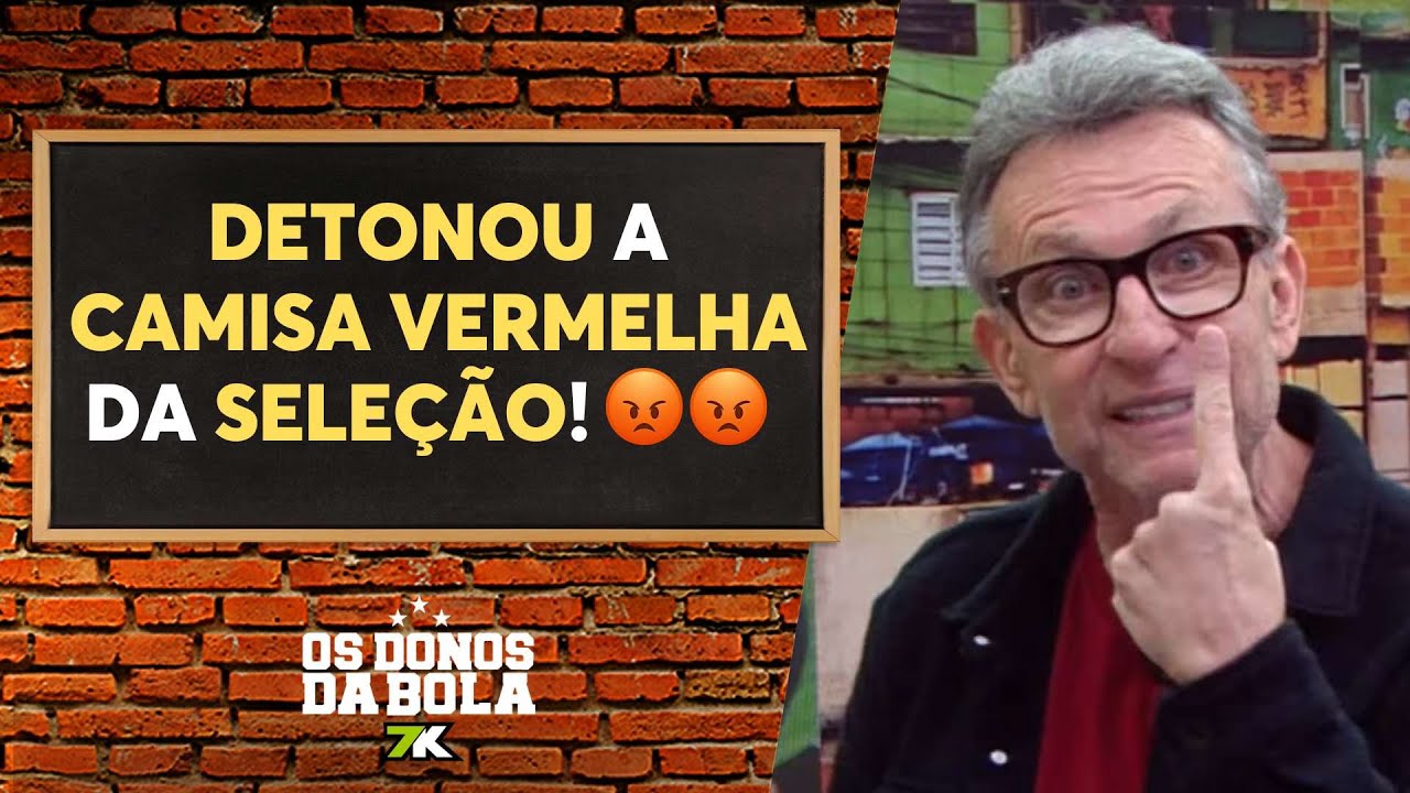 Neto defende Memphis Depay e critica camisa vermelha da Seleção Brasileira