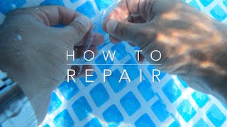 How to repair a leaking above ground pool